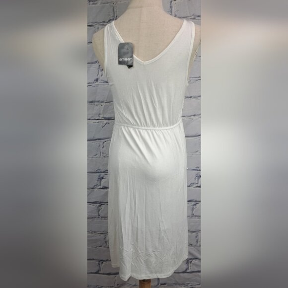 NWT Ambar Women's Summer Dress White Large Guipure Lace Midi Farm Boho Large - Picture 9 of 15